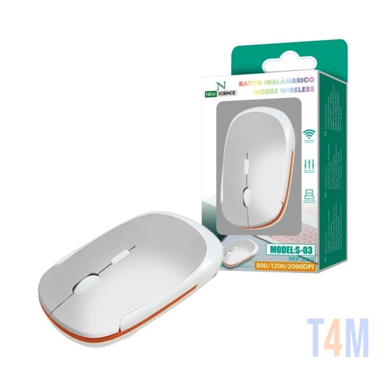 New Science Wireless Mouse S-03 2.4 GHz Gray